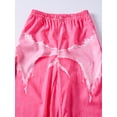 thumbnail image 6 of PureChapter Girls Casual Clothes "89" Varsity Short Sleeve Top & Star Wide Leg Jeans Set 2Pcs Outfits For Streetwear, 6 of 8