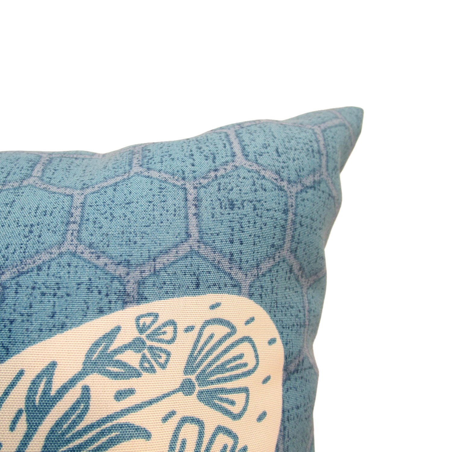 Mainstays 16" x 16" Reversible Decorative Outdoor Throw Pillow, Bee Kind