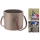 thumbnail image 3 of Cubo plegable para acampar, cesta para verduras, bolsa de almacenamiento de agua para picnic Caqui 10L, 3 of 9