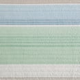 thumbnail image 4 of Beatrice Home Fashions, Coralinn Stripe 3PC Quilt Set, Full/Queen, Sage/Blue, 4 of 6