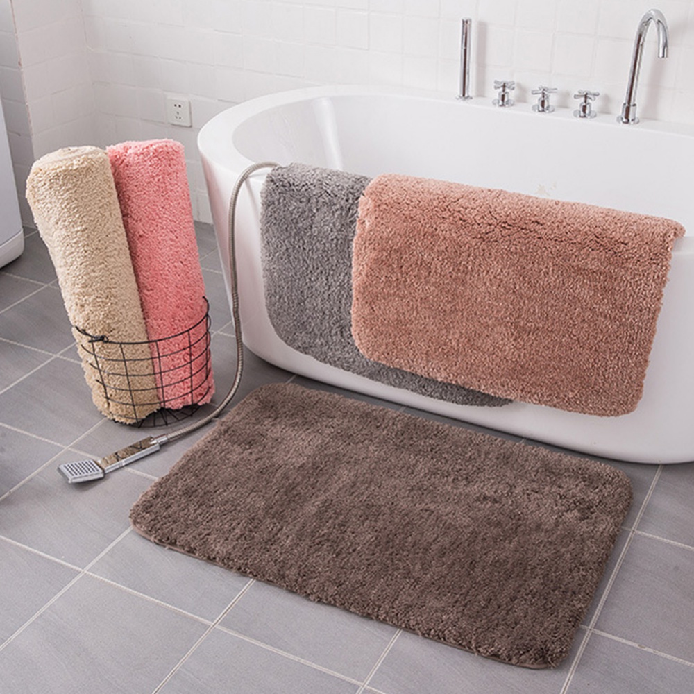 31"x 20" Water Absorb Mat, NonSlip Bathroom Rug, Shag Shower Mat MachineWashable Bath Mats