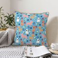 thumbnail image 4 of KLL Cute Dog Decorative Throw Pillow Covers Velvet Soft for Couch Sofa Bedroom Living Room Outdoor (No pillow core)- 16"x16", 4 of 5