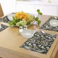 thumbnail image 4 of Ambesonne Trippy Place Mats Set of 4, Fractal Formless Mosaic, Standard Size, Multicolor, 4 of 6