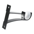 thumbnail image 6 of 8 Pack Single Curtain Rod Brackets for Drapery Rod Aluminum Alloy Heavy Duty Curtain Rod Holders (Black), 6 of 8