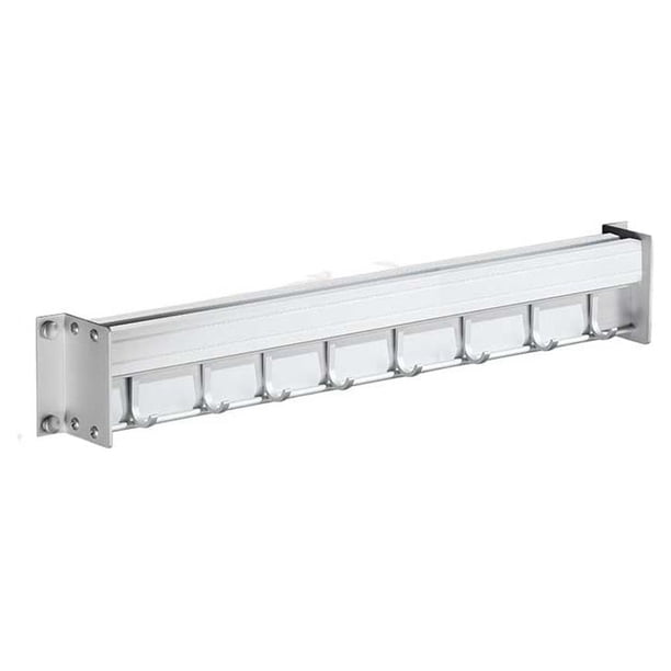 Yuarrent Estante de cocina montado en la pared, soporte para sartenes, espátula, cuchara, percha para cuchara, hogar, Bar, restaurante, café, punzón, Organizadores de utensilios de cocina Mate 50cm Yuarrent HA067348-03