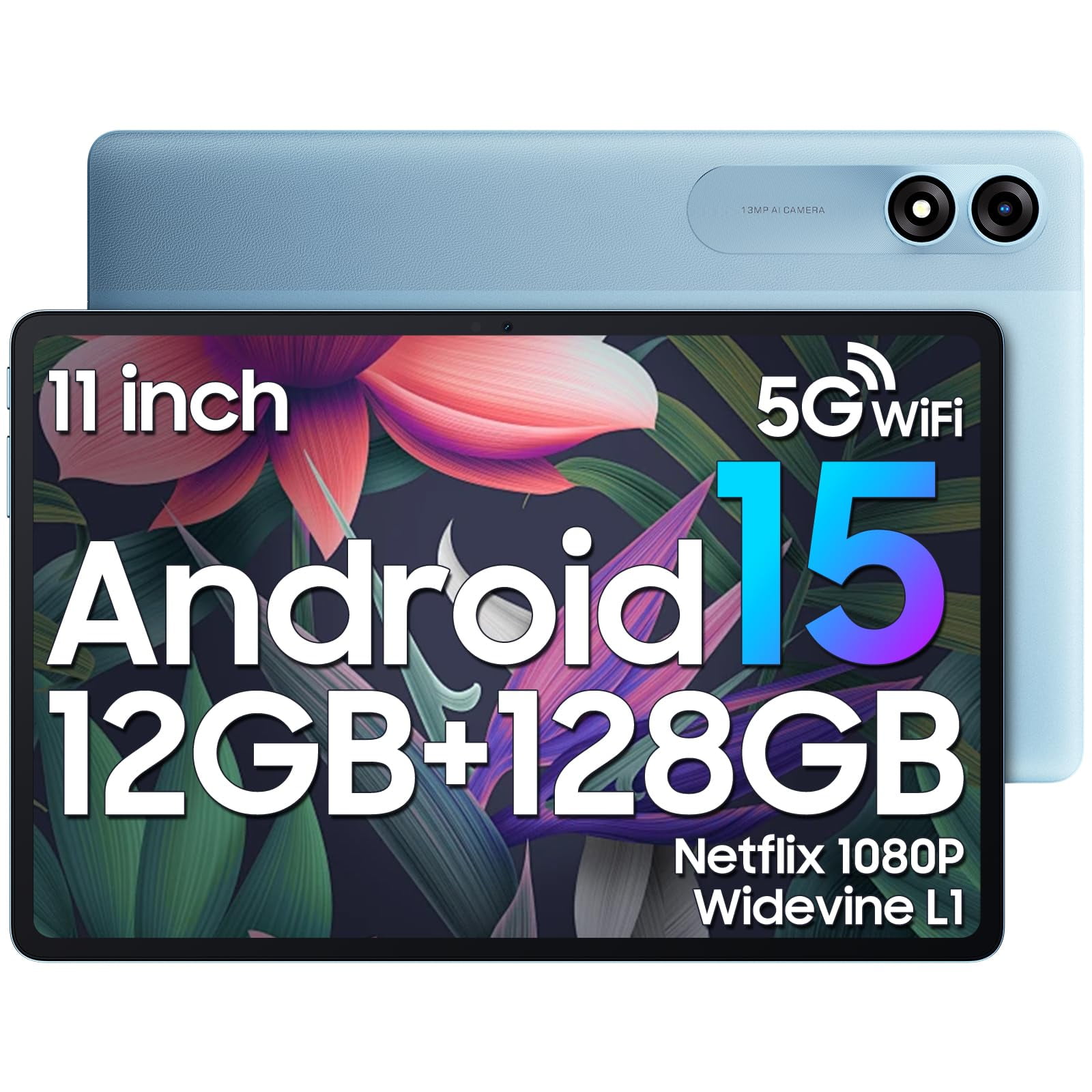 Blackview 2025 Android 15 Tablet 11 inch, Tab 90WiFi with