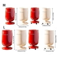 thumbnail image 5 of HannLk Portable Wheeled Waste Basket Generous Lid Operations Space Efficient, 5 of 15