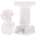 thumbnail image 2 of 1 Set Roman Column David Statue Greek Daivid Statue Resin Sculpture Home Decoration, 2 of 5