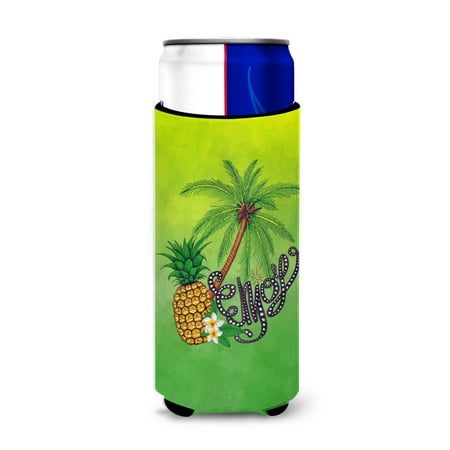 

Carolines Treasures BB7456MUK Summer Enjoy Michelob Ultra Hugger for slim cans Slim Can multicolor