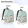 thumbnail image 2 of Fotbe White Bunny Bottom And Easter Eggs Mochila de Lona con Estampado, Mochila Duradera, Mochila Versátil de Alta Calidad, Mochila Compacta Vintage-Medium, 2 of 5