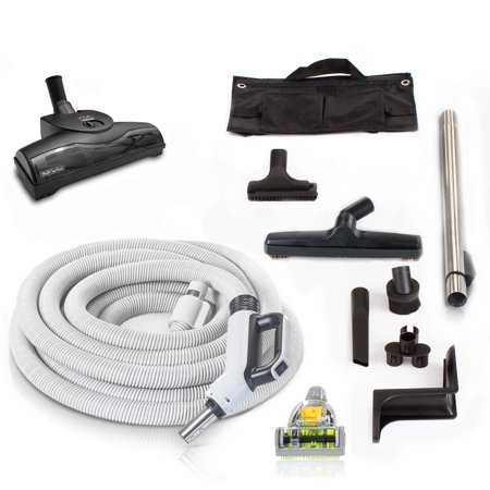 Prolux 30' Central Vacuum Hose Kit with Turbo Nozzles & 1 YR
