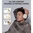 thumbnail image 3 of Restored Edifier W830NB Wireless Over Ear Headphones with -45dB Active Noise Cancelling, 94H Playtime, LDAC Hi-Res Sound, Spatial Audio, Fast Charging, Multipoint Connection, Bluetooth V5.4 - Ivory (Refurbished), 3 of 8