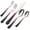Black Red, variant on 20-Pieces Green and Black Silverware Sets for 4,Green Handle Stainless Steel Cutlery Set, Include Forks Spoons and Knives Set, Dishwasher Safe Utensil Sets for Home Restaurant