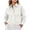 White, variant on Tqcoqu Women's Solid Collared Zip Up Denim Jacket Patch Pockets,Drop Shoulder Long Sleeve Cropped Loose Casual Jean Shacket Outerwear for Spring Fall,Black Women's S-XXL