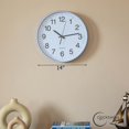 thumbnail image 2 of Reloj analógico blanco silencioso de 36 cm CLOCKSWISE, 2 of 7