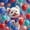 White Red Green, variant on Homewish Pomeranian Dog Twin Quilt Set,4Th Of July Twin Coverlet Set,White,Balloon Decor,2pcs