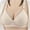 Beige, variant on Herrnalise Women's Lace Edge Vertical Stripe Back Bra Padded Bra Wireless Lingerie For women