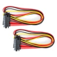 thumbnail image 4 of Extension de Puissance Sata, 10 Pcs Câble Sata 7+15 Broches Installation Facile, 4 of 7
