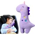 thumbnail image 2 of Cojín para cinturón de seguridad de coche, protector de cinturón de seguridad para niños, cojín para hombro de coche, cojín para cinturón de seguridad para niños, adultos (unicornio) TUNC Sencillez, 2 of 5
