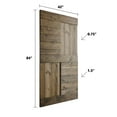 thumbnail image 2 of Coast Sequoia Inc Coast Sequoia 42in x 84in S Series Pine Wood Sliding Barn Door Without Hardware Aged Barrel, 2 of 6