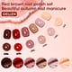 thumbnail image 2 of Set de esmaltes de uñas GELLEN Quick Dry Natural, 6 colores, rojo nude, 2 of 6