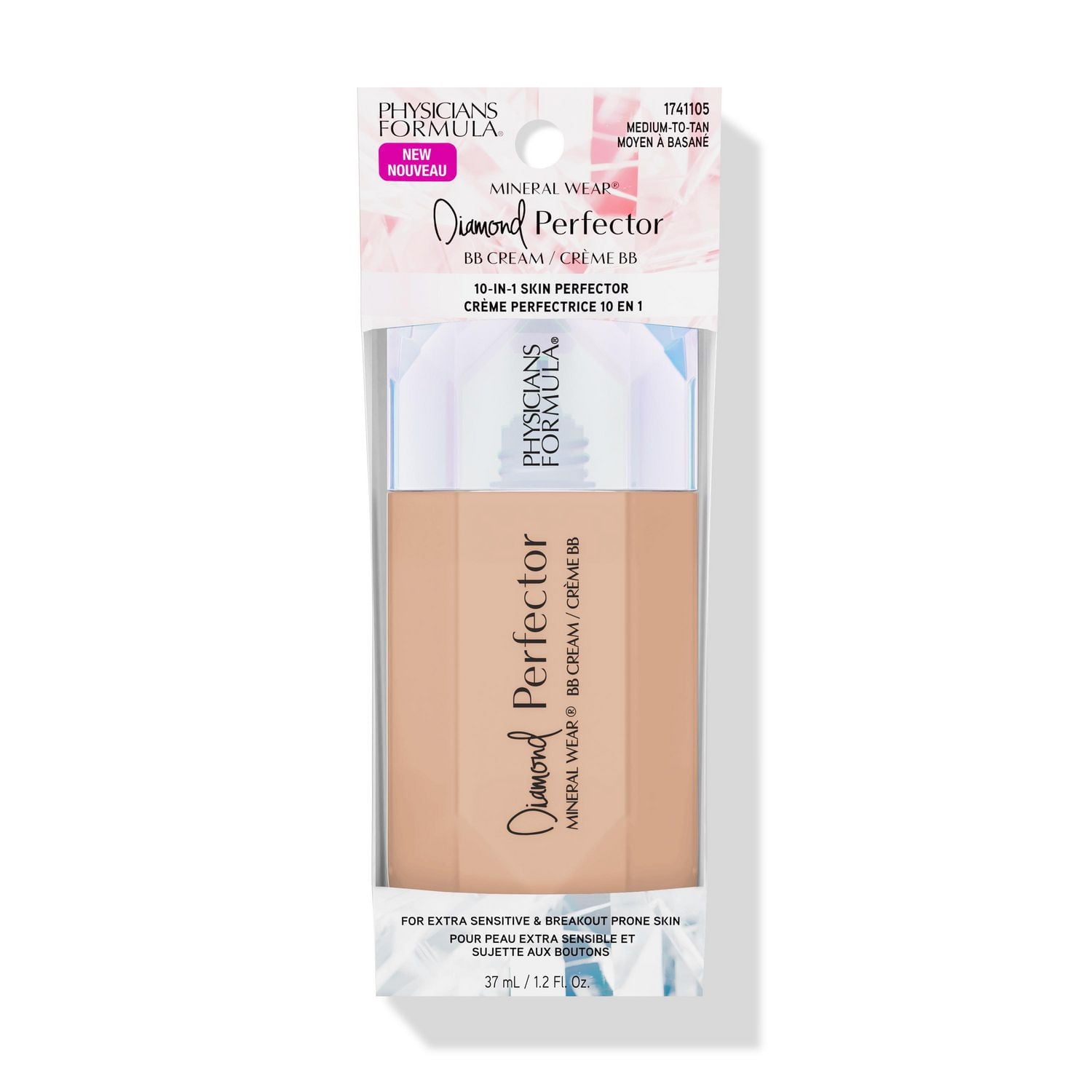 Mineral Wear® Diamond Perfector BB Cream - Medium-to-Tan, Tinted moisturizer beauty balm