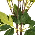 thumbnail image 3 of Vickerman 23" Artificial Red Peony Bush., 3 of 8