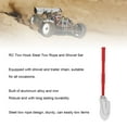 thumbnail image 4 of RC Trailer Chain Tow Hook Steel Rope Adjustable RC Shovel Set Versatile RC Crawler Accessories, 4 of 7