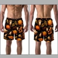 thumbnail image 3 of luoweisi Men's Beach Shorts Quick Dry Swim Trunks with Mesh Lining Acorns 2XL, 3 of 5