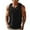 Black, variant on WTOBBY Men's Cotton Linen Blend Vest Henley Collar Casual Sleeveless Waistcoat With Comfortable Design Lightweight Quick-Drying For Summer Beach Relaxation Outdoor Activities,White XL