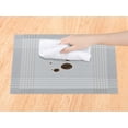 thumbnail image 3 of Unique Bargains Placemats Set of 8 for Dining Table Indoor Decor Kitchen Mat Light Gray, 3 of 7