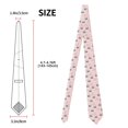 thumbnail image 3 of Naloa Cute Cartoon Panda Print Solid Color Tie Formal Necktie for Men，Suitable for business, daily life, work, 3 of 5