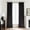 Black, variant on Beige White Luxury Velvet Curtains Extra Wide Thermal Insulated Blackout Pinch Pleat Curtains 90 Inches Long Room Darkening Drapes with Hooks for Living Room Bedroom Set of 1 Panels 80 x 90