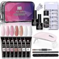 thumbnail image 1 of Poly Uv Gel Kit All For Manicure Nail Extension Set Slip Solution Builder Acrylic Polish Art Tool Design Fingertips, 1 of 5
