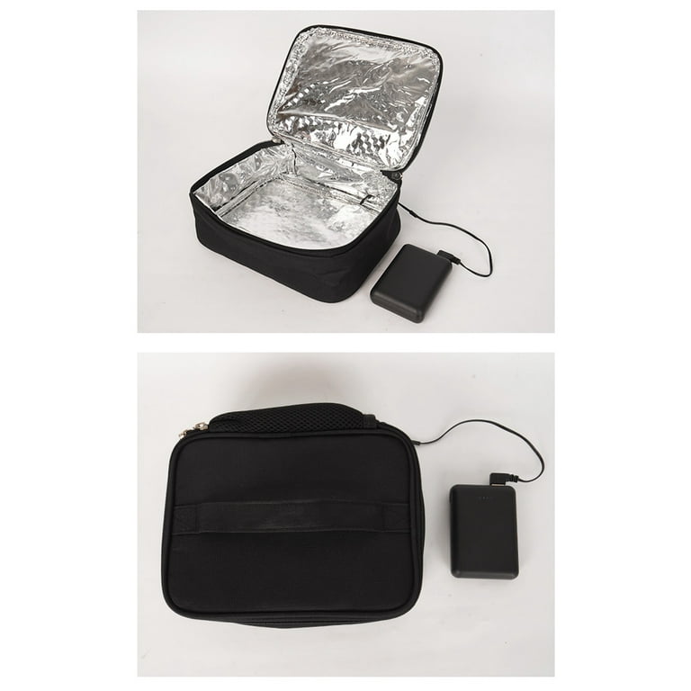 USB Heating Lunch Box w/ Insulation Bag Food Container for Outdoor