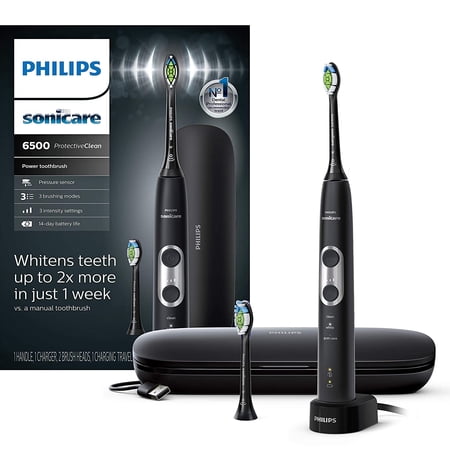 Philips Sonicare 6500 ProtectiveClean Rechargeable Electric Toothbrush - Black