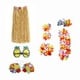 thumbnail image 5 of Conjunto de traje de tropical Accesorio Diadema Conjunto ajustable Ropa de baile para mujer para traje de playa Adultos , marrón, Los 80CM Macarena falda hawaiana, 5 of 8