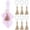 6Pcs-White, variant on 6 Pieces Wooden Bead Napkin Rings, Farmhouse Stretchable Napkin Rings with Tassel Boho Napkin Ring for Dining Table,Wedding Decoration (Nature)