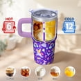 thumbnail image 6 of 20OZ Insulated Unicorn Travel Cup with Handle and Straw Double Wall Stainless Steel Tumbler Coffee Mug Perfect Presents for Women Mom Friends on Birthday Christmas Thanksgiving, 6 of 6