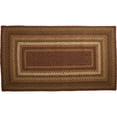 thumbnail image 7 of VHC Brands Tea Cabin Rustic Jute Green Striped Accent Rug Rectangle w/ Floor Pad 27"x48", 7 of 7