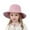 Pink, variant on Toddler Hat,Toddler Kids' Wide Brim Bucket Hat UPF 50  Solid Color Sun Hat for Beach & Summer Outdoor,Kids Hats,Purple,7-10 Years