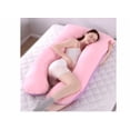 thumbnail image 2 of Almohada Xtellar rosa Para Embarazo Y Lactancia Jumbo + Regalo Microgel, 2 of 3
