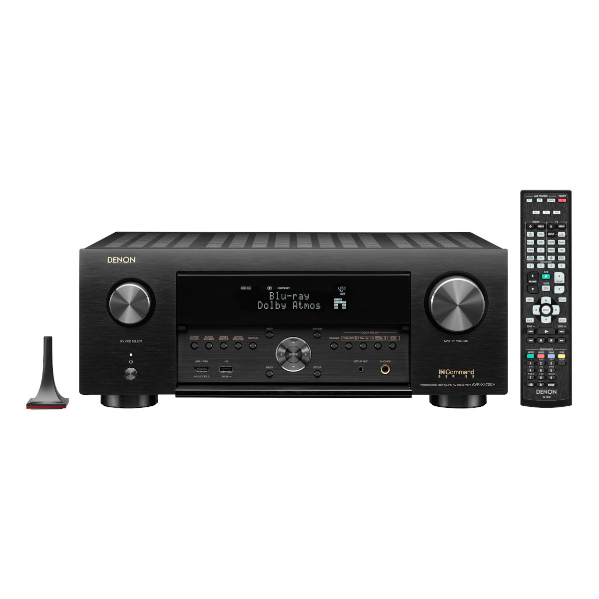 Denon AVR-X4700H 9.2-Channel 8K Home Theater Receiver with 3D Audio and  Voice Control Voice Control - image 2 of 5
