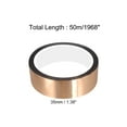 thumbnail image 2 of Uxcell Metalized Polyester Film Tape Adhesive Mirror Decor Tape 50mx35mm,Rose Gold Tone, 2 of 5