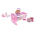 thumbnail image 1 of Muñeca Baby Boutique Bebé con Cuna Morado, 1 of 4