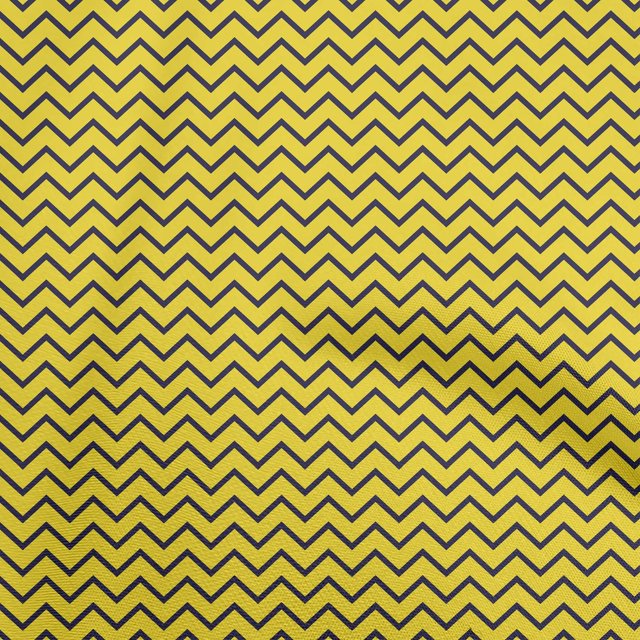 oneOone Viscose Jersey Yellow Fabric Chevron Craft Projects Decor Fabric Printed By The Yard 60 Inch Wide