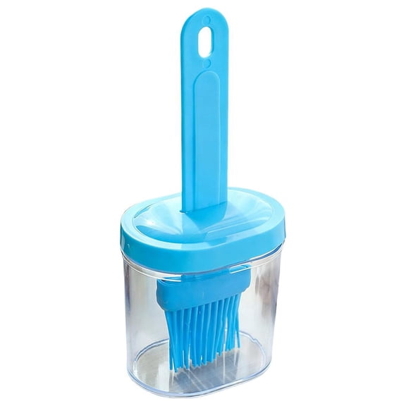AGIUFGS Silicone Basting Brush with Container, Festive Holiday Designs, for Home Use