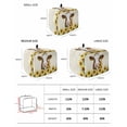 thumbnail image 2 of Farmhouse Cow Toaster Cover 4 Slice, Large Kitchen Appliance Covers, Vintage Country Sunflower Botanical Beige Toaster Oven Cover with Loop, Bread Machine Cover Polyester Dust Cover Protection, 2 of 4