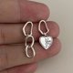 thumbnail image 1 of BF CLUB-pendientes de plata de ley 925 con cadena de corazón para mujer y niña, joyería de moda Sexy, regalo de fiesta y boda, 1 of 2