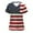 Scrubs-Multicolor, variant on Scrubs for Women American Flag Print V-Neck Short Sleeve Nursing Scrubs Breathable Quick-Dry Usa Scrub Shirts Trendy Fit Healthcare Uniform